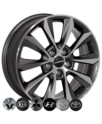Replica Mitsubishi TL0176 GMF R17 W6.5 PCD5x114.3 ET46 DIA67.1   